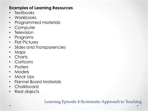 learning resources examples